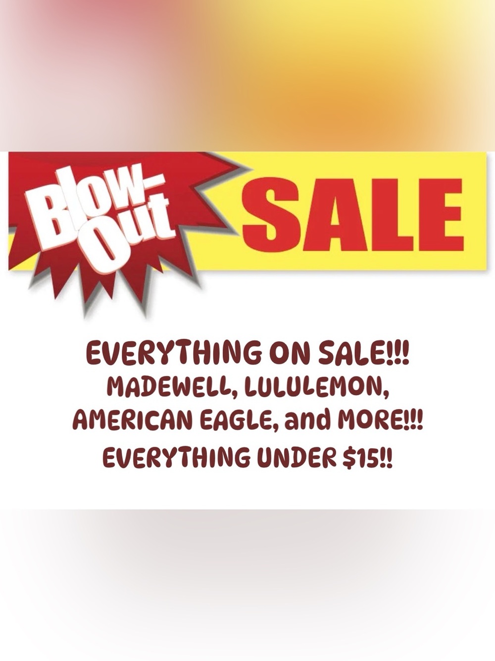 Sale